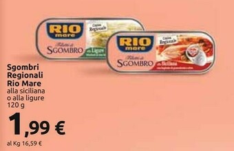 Carrefour Rio Mare Filetti di sgombro offerta