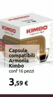 Carrefour Kimbo Cialde caffè offerta