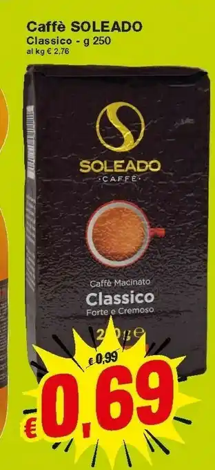Prix Quality Soleado Caffè offerta
