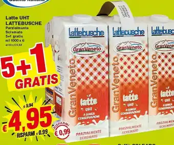 Prix Quality Lattebusche Latte Granarolo offerta