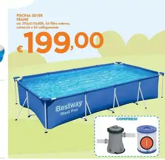 Bennet Bestway Piscina Silver Frame offerta