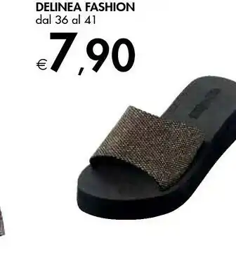 Bennet Ciabatta Zeppa Donna Delinea Fashion offerta