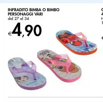 Bennet Infradito Bimba offerta