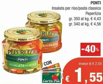 Crai Ponti Peperlizia Insalata Per Pasta 340 G(ml) offerta