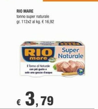 Crai Rio Mare Tonno Rio mare offerta
