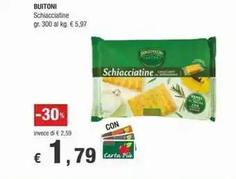 Crai Buitoni Snack offerta