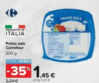 Carrefour Primo sale Formaggio offerta