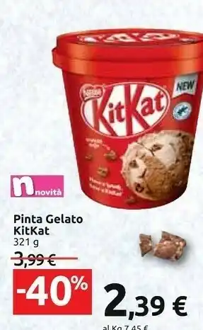 Carrefour Nestle Kitkat Pinta Gelato offerta