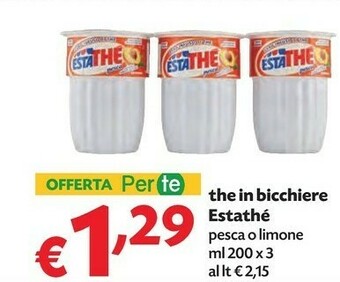 Pam Estathé The In Bicchiere offerta