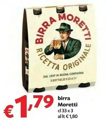 Pam Moretti Birra - Birra Ricetta Originale 990 G(ml) offerta