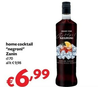 Pam Zanin Home Cocktail Negroni offerta
