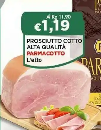 Crai Parmacotto Prosciutto Cotto Alta Qualità L'etto offerta