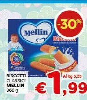 Crai Mellin Mellin Biscotti Classici offerta