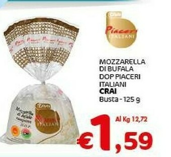 Crai Mozzarella di bufala offerta