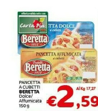 Crai Beretta Pancetta offerta