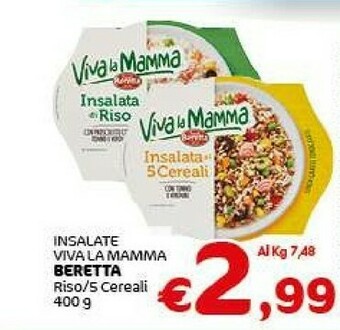Crai Beretta Insalate Viva La Mamma offerta