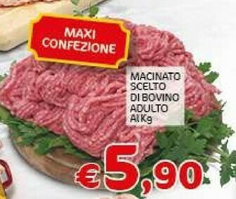 Crai Macinato Scelto Di Bovino Adulto offerta