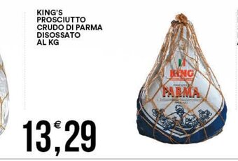 Vantaggio Cash&Carry King's Prosciutto Crudo Di Parma Disossato Al Kg offerta