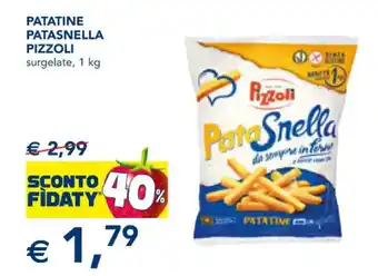 Esselunga Pizzoli Patatine Patasnella surgelate, 1 kg offerta