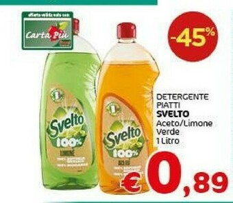 Crai Svelto Svelto Detergente Piatti Aceto / Limone offerta
