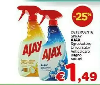 Ajax Ajax Detergente Spray Sgrassatore Universale