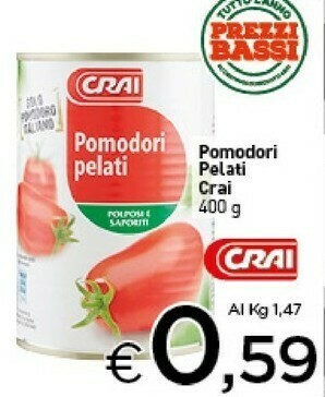 Crai Crai Pomodori Pelati offerta
