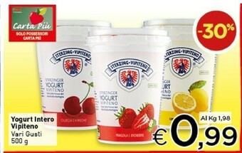 Crai Vipiteno Sterzing- - Yogurt Intero Fragola 500 G(ml) offerta