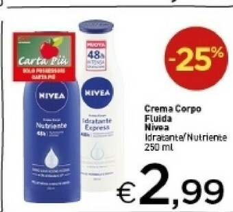 Crai Nivea Crema corpo offerta