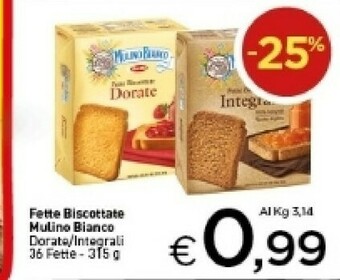 Crai Mulino Bianco Fette biscottate offerta