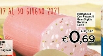 Crai Beretta Prosciutto cotto offerta