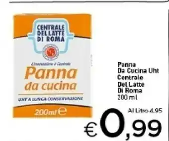 Crai Centrale del latte di roma Panna offerta