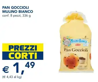 Mulino Bianco Pan Goccioli conf. 8 pezzi, 336 g
