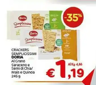 Crai Doria Crackers offerta