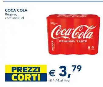 Esselunga Coca Cola Regular, conf. 8 x 33 cl offerta