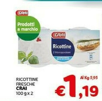 Crai Ricotta offerta