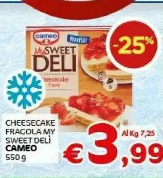 Cameo Cameo Cheesecake Fragola My Sweet Deli
