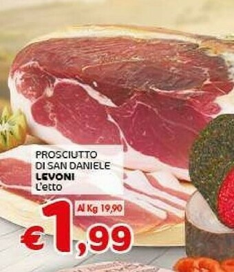 Crai Levoni Prosciutto San Daniele offerta