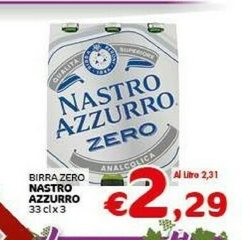 Crai Nastro Azzurro Birra offerta