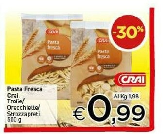 Crai Pasta fresca offerta