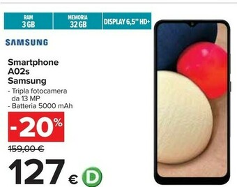 Carrefour Samsung Smartphone android offerta