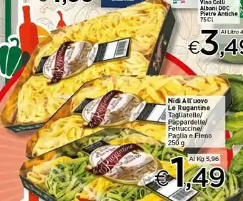 Crai Le Rugantine Nidi All'uovo Tagliatelle offerta