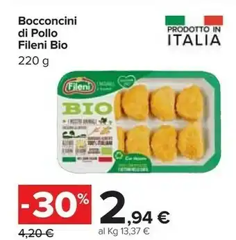 Carrefour Fileni Cotolette di pollo offerta