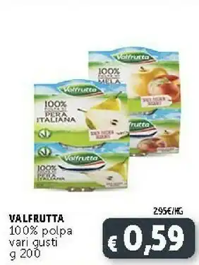 Deco Supermercati Valfrutta 100% Polpa offerta