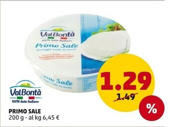 PENNY Valbontà Primo Sale offerta