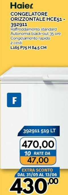 Haier Congelatori a pozzetto