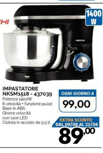 Orizzonte Impastatrice offerta