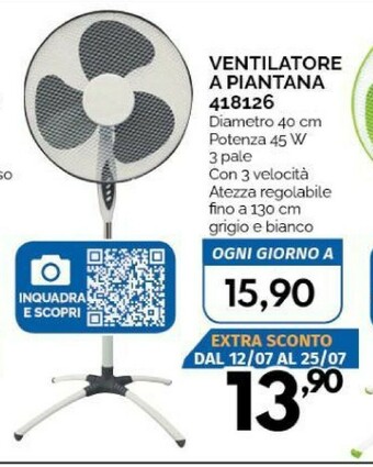 Orizzonte Ventilatore offerta
