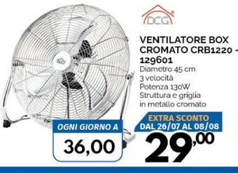 Orizzonte Ventilatore offerta
