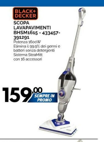 Orizzonte Scopa a vapore offerta