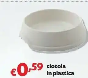 Ciotola In Plastica